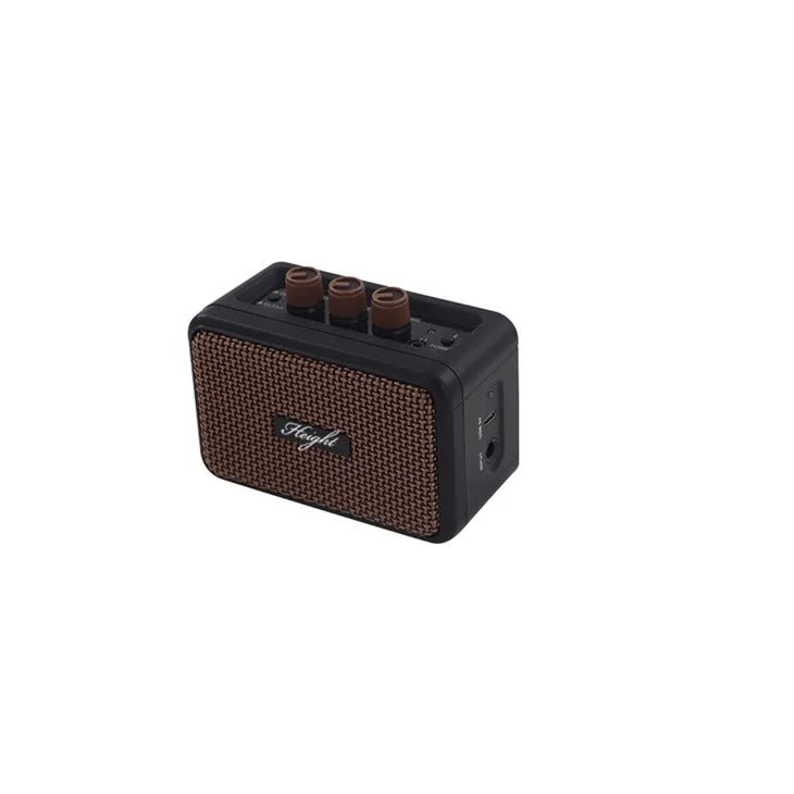 Overdrive Effect, Rechargeable Battery,/ag-04-portable-bluetooth-guitar-speaker-w Hi-Fi Sound & Type-C Cable | Compact Design
